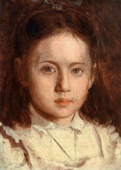 伊凡 尼古拉耶維奇 尅拉姆斯柯依 Portrait of Sonya Kramskaya the Artist's Daughter